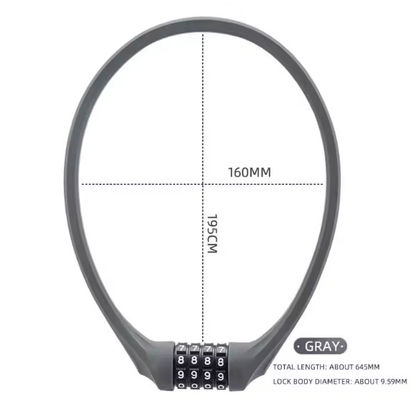 Master Digital Keyless Bicycle Lock Anti-roubo Cycle Lock Alumínio