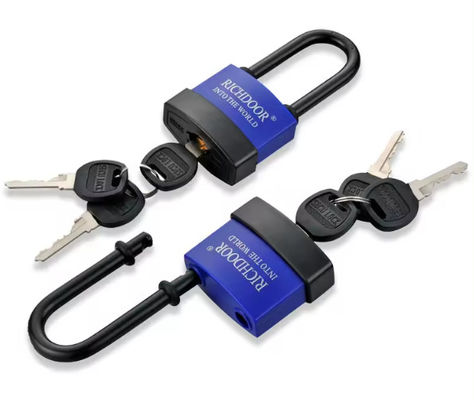 Isolamento de cadeado longo Bloqueio de segurança Prateleiras de plástico Casing Ferro 80mm