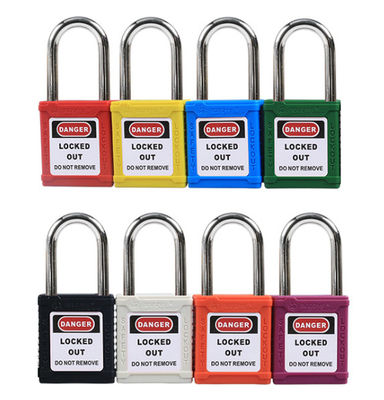 Bloqueio Tagout Segurança Industrial Bloqueio Amarelo Azul Verde Vermelho