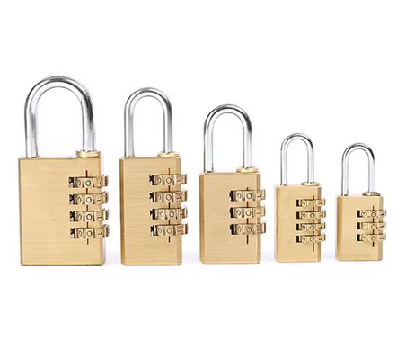 Brass Digital Aerolite Passcode Padlock Mochila 3 dígitos