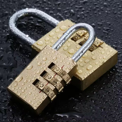 4 dígitos Combinação de latão Password cadeado para bagagem de bagagem reiniciável