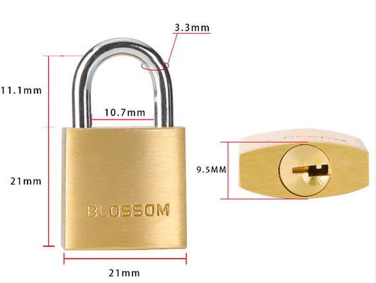 Fechadura de latão de latão de 32 mm de tamanho pequeno