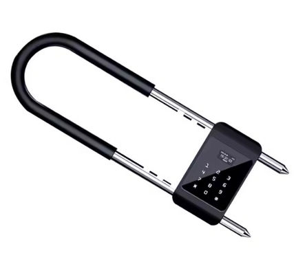 Impressão digital inteligente, cadeado em forma de U, carga USB, alta segurança