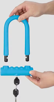 Anti-roubo MTB silicone U em forma de cadeado chave de segurança para bicicleta de estrada