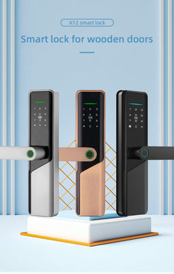 Eletrônico Digital Smart Volibel Alumínio Ligação RFID Cartão Password Código Fechadura de Porta Sem Impressão Digital Tuya Ttlock App